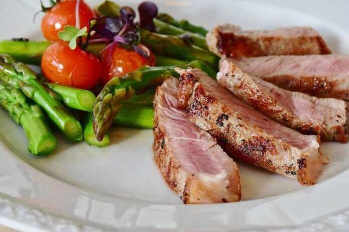 Prato de dieta ceto
